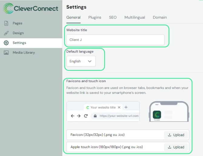 Favicon und Apple Touch Icon